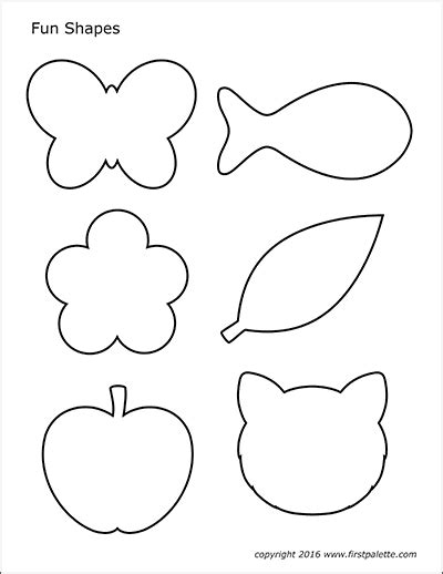 Simple Coloring Pages Shapes