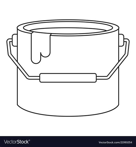 Bucket Clipart Black And White