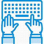 Icon Keyboard Type Hands Typing Club Tricks