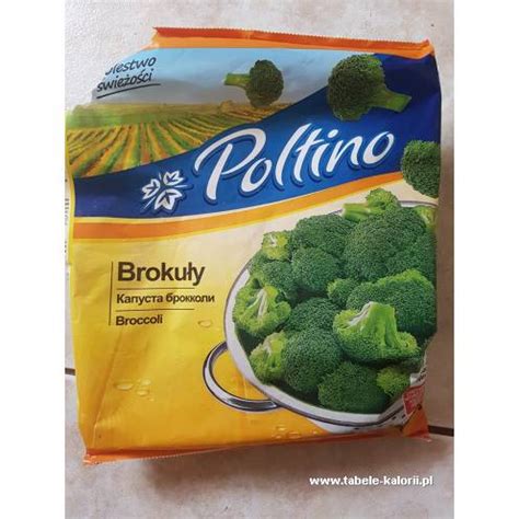 Brokuły mrożone - Poltino - kalorie, wartości odżywcze, ile kalorii ...