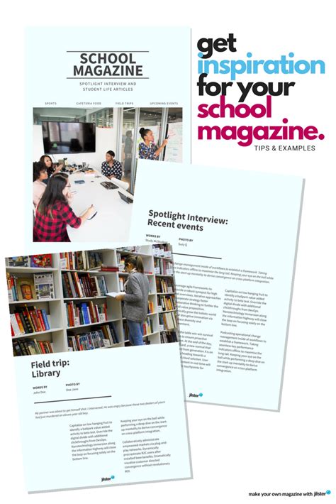 Inspiration For Your School Magazine How To Write Articles About