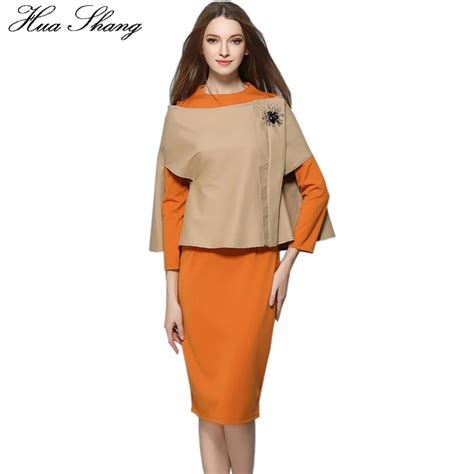 Buy Elegant Two Pieces Women Autumn Dress 2017 Fashion O Neck Slim Bodycon