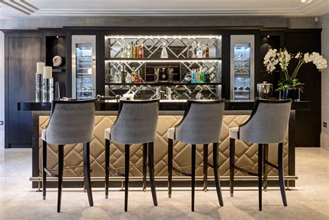 Elegant Art Deco Interiors For A Luxury Wentworth Refurbishment Bar