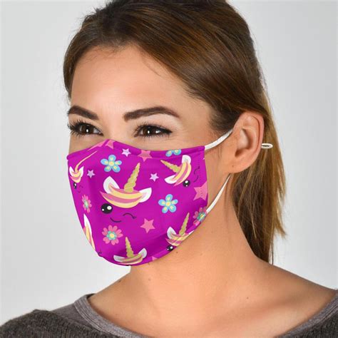 Buy Hand Crafted Adult Or Child Sized Unicorn Face Mask Reuseable