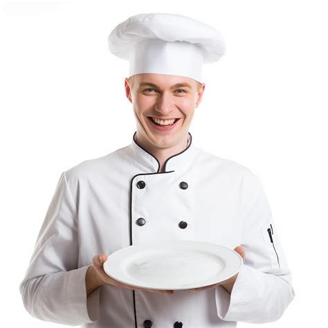 Premium Ai Image Professional Chef Man Showing Sign For Delicious Male Chef In White Uniform