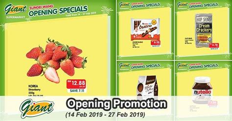 We recommend booking sungei wang plaza tours ahead of time to secure your spot. Giant Sungei Wang Opening Promotion (14 February 2019 - 27 ...