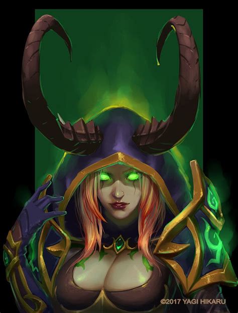 Bloodelf Demon Hunter By Hikaru Yagi Warcraft Art Blood Elf