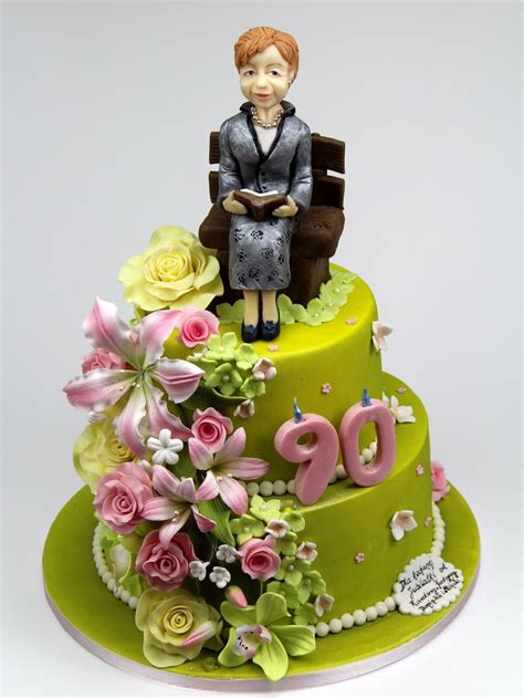 Looking for the ideal 90th birthday gifts? 90th BIrthday Cake for Grandmother.More bespoke cakes in ...