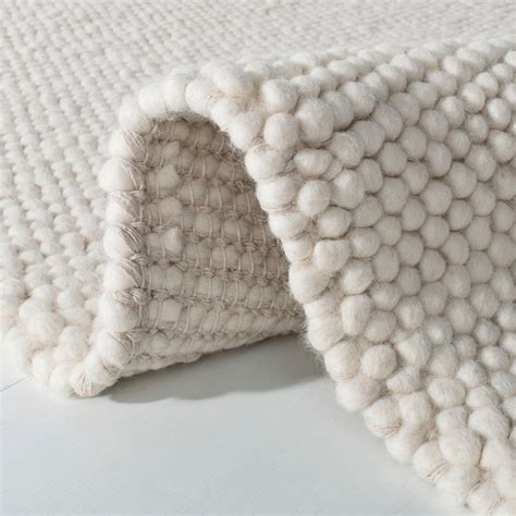 Hand Knitted Chunky Wool Indoor Area Rug Etsy
