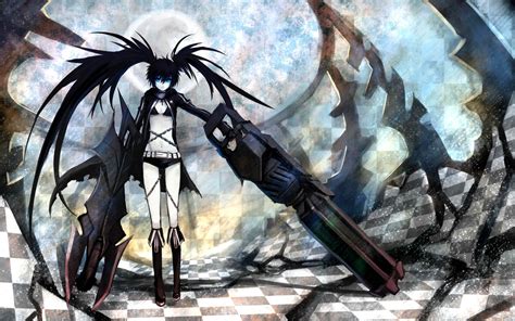 black rock shooter full hd wallpaper and background image 3440x2150 id 271633