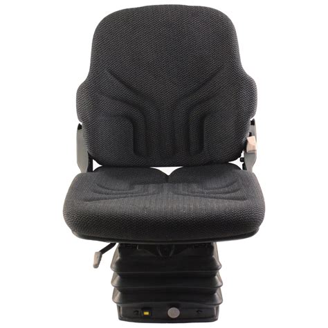 S8301699 Grammer Mid Back Seat Black Fabric W Air Suspension For