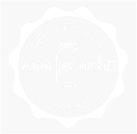 Mason Jar Market - Label , Free Transparent Clipart - ClipartKey