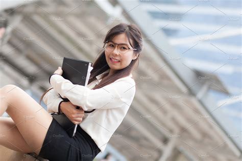 Smile Asian Businesswoman ~ Business Images ~ Creative Market