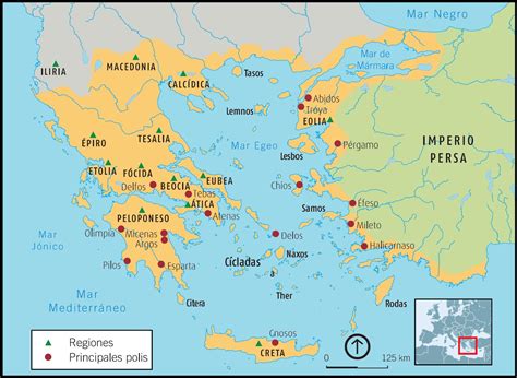 Mapa Antigua Grecia La Antigua Grecia En El Siglo Iv Ac Un Mundo