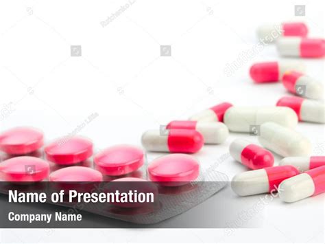 Pills Pharmaceutical Medicine Tablets Powerpoint Template Pills