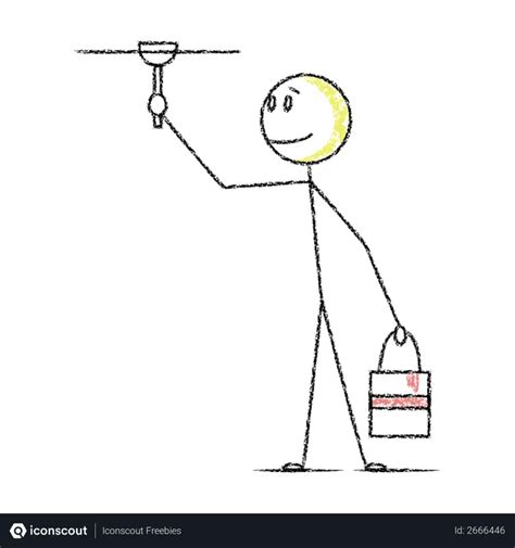 Best Free Stickman Painting Illustration Download In Png And Vector Format