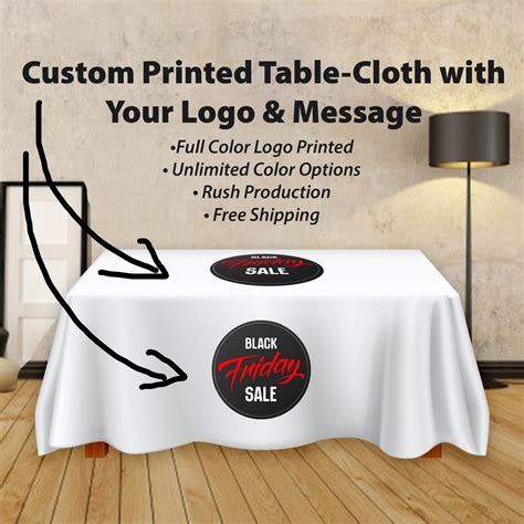 Personalized Tablecloth Full Color Print Custom Table Runner Etsy