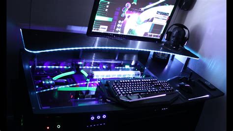 Ultimate Gaming Pc Custom Desk Projectmega Deblow Youtube