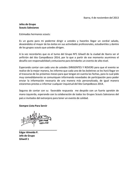 Carta De Invitacion Formato de Carta de Invitación Explicación y