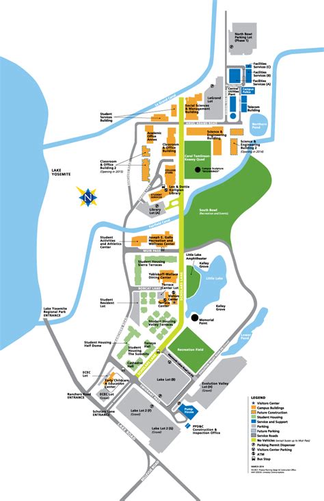 Uc Merced Campus Map United States Map
