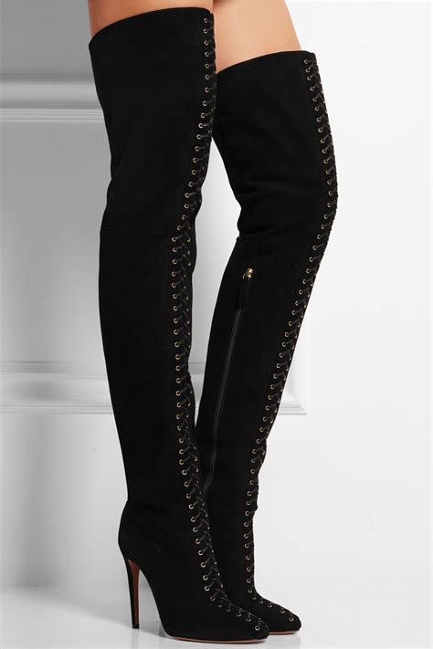Autumn Winter Newest Lace Up Thigh High Boots High Quality
