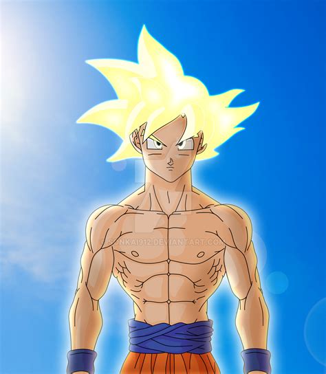 Gold Super Saiyan God Goku By Sonkai912 On Deviantart