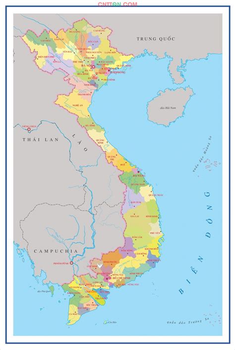Bộ Sưu Tập Bản đồ Tỉnh Thành Việt Nam đầy đủ Nhất