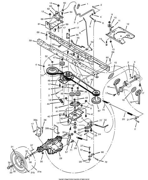 Murray 425303x92a Lawn Tractor 2002 Parts Diagram For Motion Drive