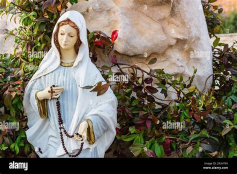 Statue Of The Blessed Virgin Mary In Medjugorje Stock Photo Alamy
