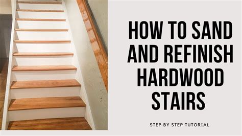 Vinyl options for stair treads and risers are also available. How to Sand & Refinish Hardwood Stairs - YouTube