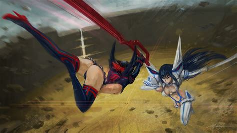 Wallpaper Anime Kill La Kill Matoi Ryuuko Mythology Kiryuin Satsuki Wing Screenshot