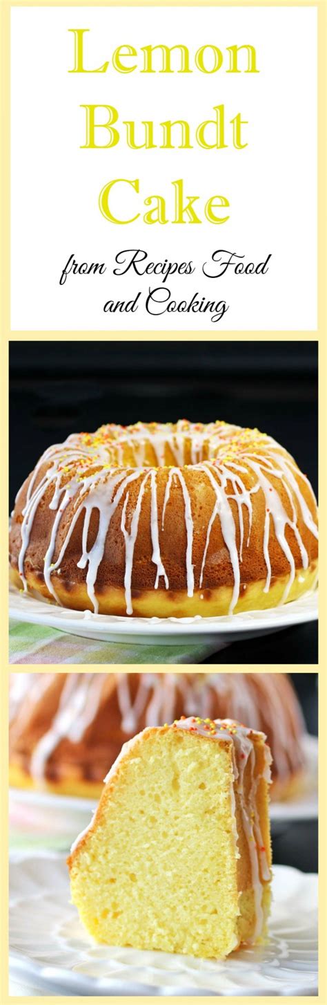 Top it with icing and zest and enjoy this beautiful and delicious treat. lemon-bundt-cake-4pf - Recipes Food and Cooking