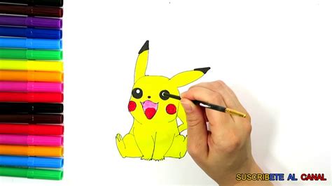 Como Dibujar A Pikachu Pokemon How To Draw Pikachu Pokemon Youtube