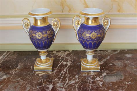 Paire De Vases Balustre Dépoque Restauration Xixe Siècle N53839