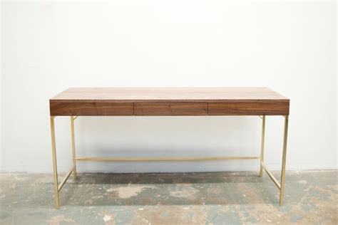 Brass Desk Dylan Design Company Brass Desk Walnut Desks Furniture