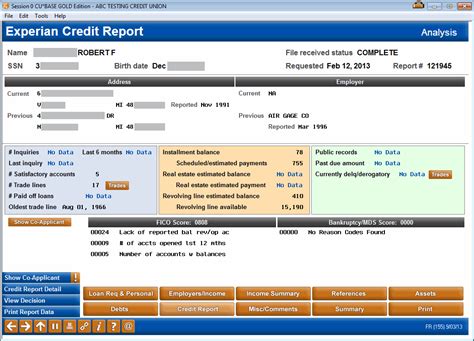 Credit reports track your entire credit history. Viewing a Credit Report - Summary