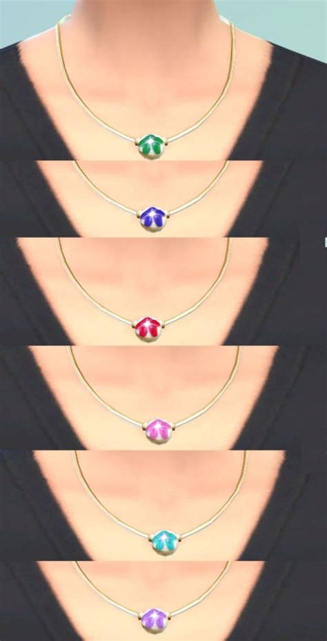 Flower Pendant By Snowhaze At Mod The Sims Sims 4 Updates