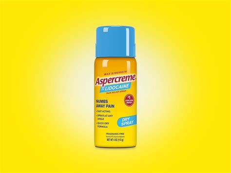 Lidocaine Pain Relief Dry Spray Aspercreme Pain Relief Products