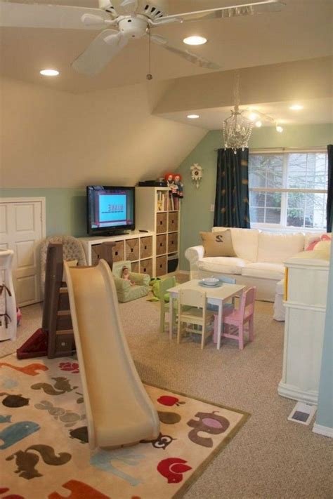 45 Inspiring Basetment Playroom Ideas For Kids Basement Playroom