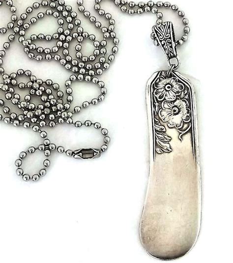 Silverware Necklace Or Pendant Fairfield One 1913 Upcycled Etsy