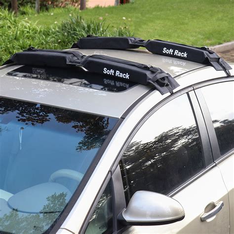 Car Suv Soft Roof Top Cargo Luggage Carrier Rack For Kayak Snow Board