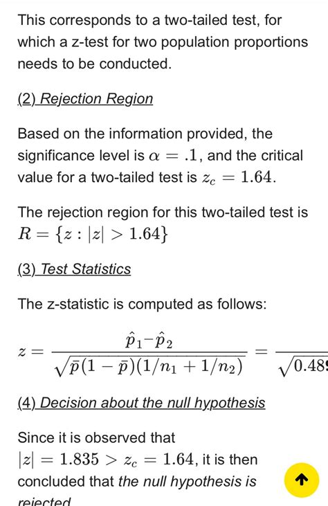 Solved Perform A Two Sample Hypothesis Test For Means And Perform A