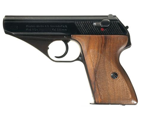 World War Ii Nazi Military Proofed Mauser Hsc Pistol With Leather