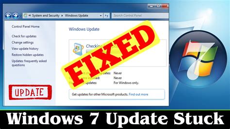 Fixed Microsoft Windows 7 Update Fix Stuck Problem Issue Youtube