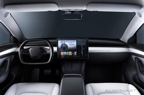 Tesla Model 3y Concept Imagines New Interior Refresh