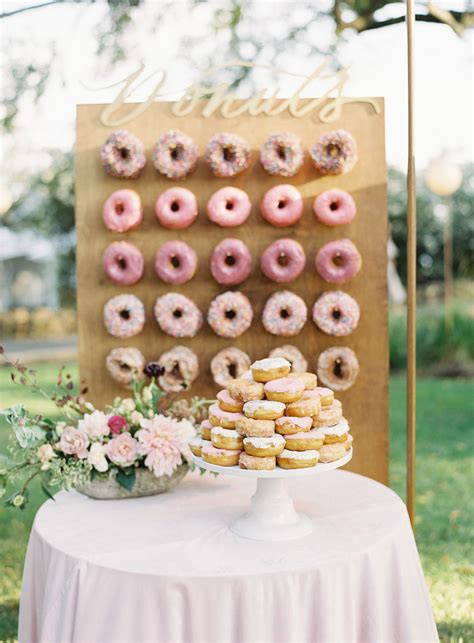 23 delicious ways to serve donuts at your wedding martha stewart weddings