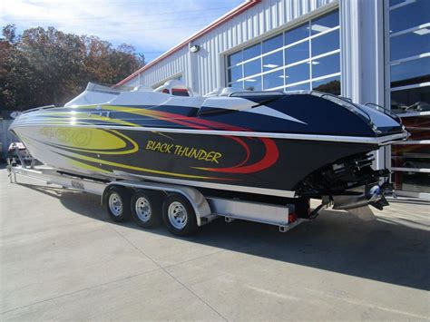 2005 Used Black Thunder 46 Sc High Performance Boat For Sale 179950