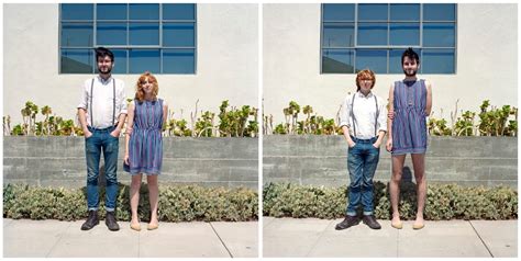 These Photos Of Couples Switching Clothes Will Mess With Your Mind