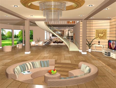 hall interior design 3D model | CGTrader
