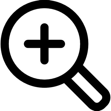 Camera lens zoom lens, exquisite camera lens, lens, camera icon, effects png. Zoom increasing button outline Icons | Free Download